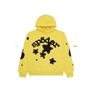 Sp5der Beluga Hoodie Gold